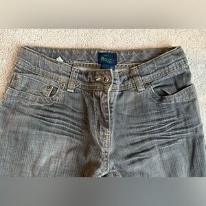 Mini Boden Grey Bootcut Jeans - size 14 youth - vintage tag